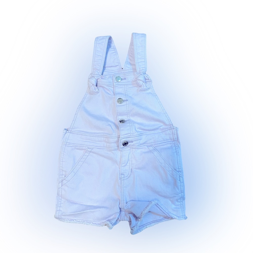 Gap Denim Jumpsuit in Lavender Size 4